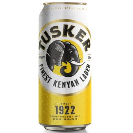 Tusker Lager Beer Can 500ml