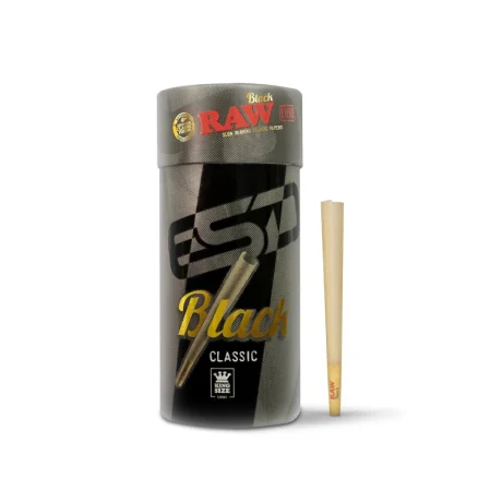 RAW Black Cones 100 Pack Classic King Size Rolling Papers
