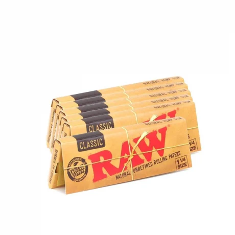 RAW Unrefined Classic 1.25 1 1/4 Cigarette Rolling Papers